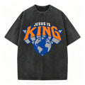 Jesus is King with the World Washed T-Shirt