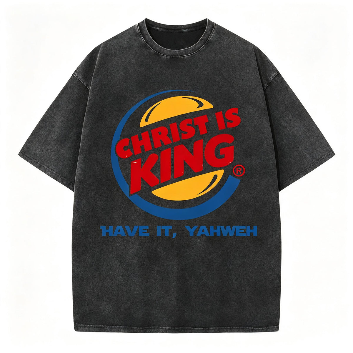 Christ Is King Christian Washed T-Shirt