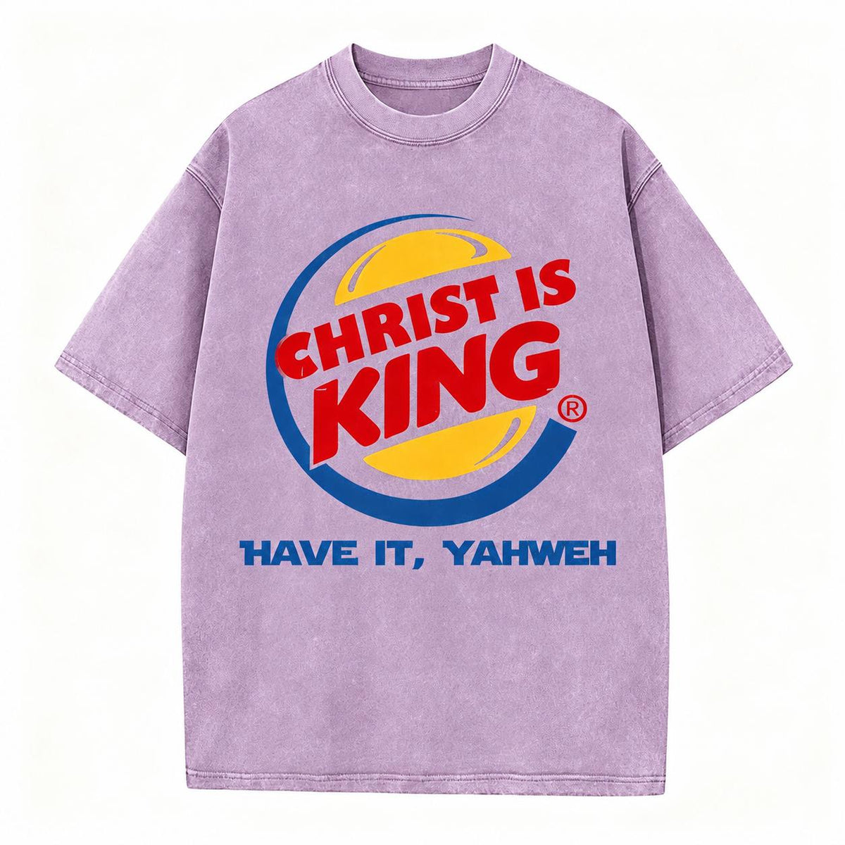 Christ Is King Christian Washed T-Shirt
