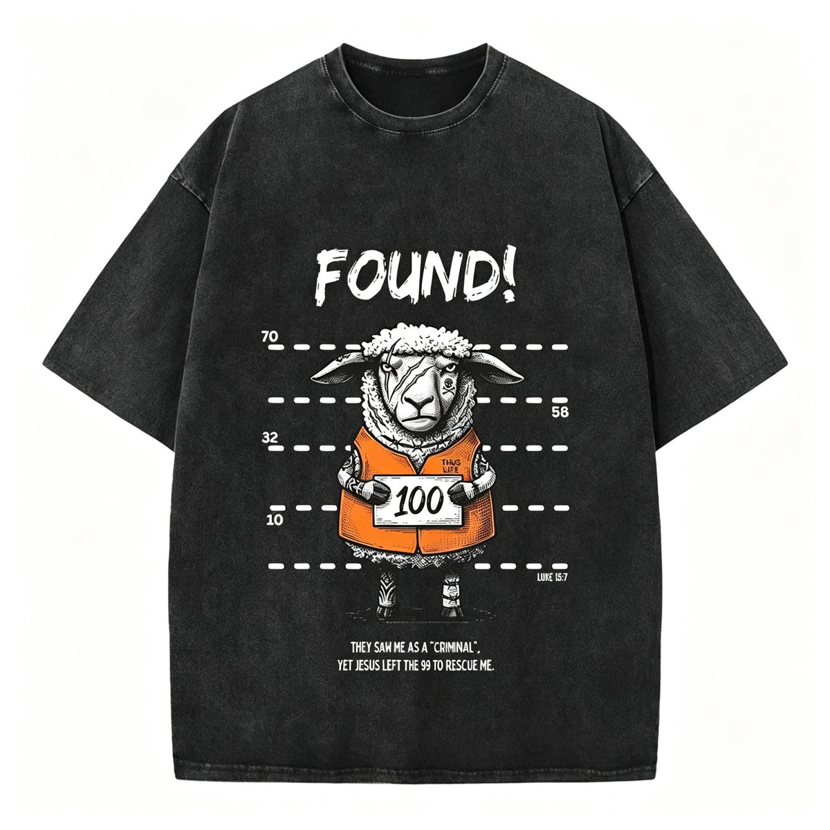 Found Sheep Christian Washed T-Shirt