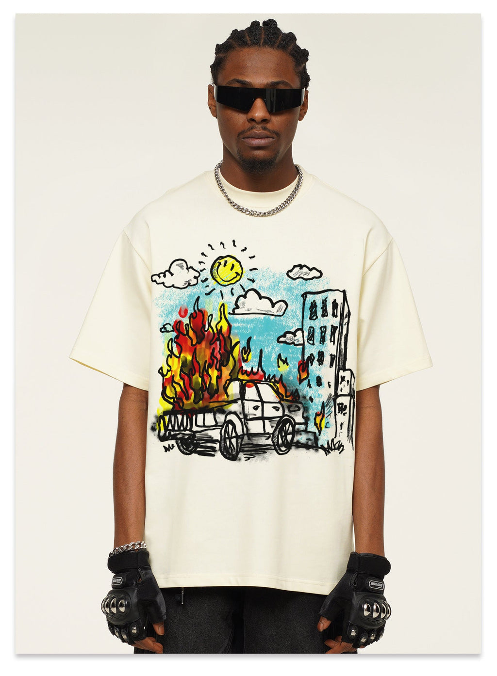 Graffiti Graphic Streetwear T-Shirt