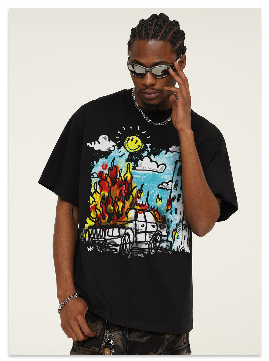 Graffiti Graphic Streetwear T-Shirt