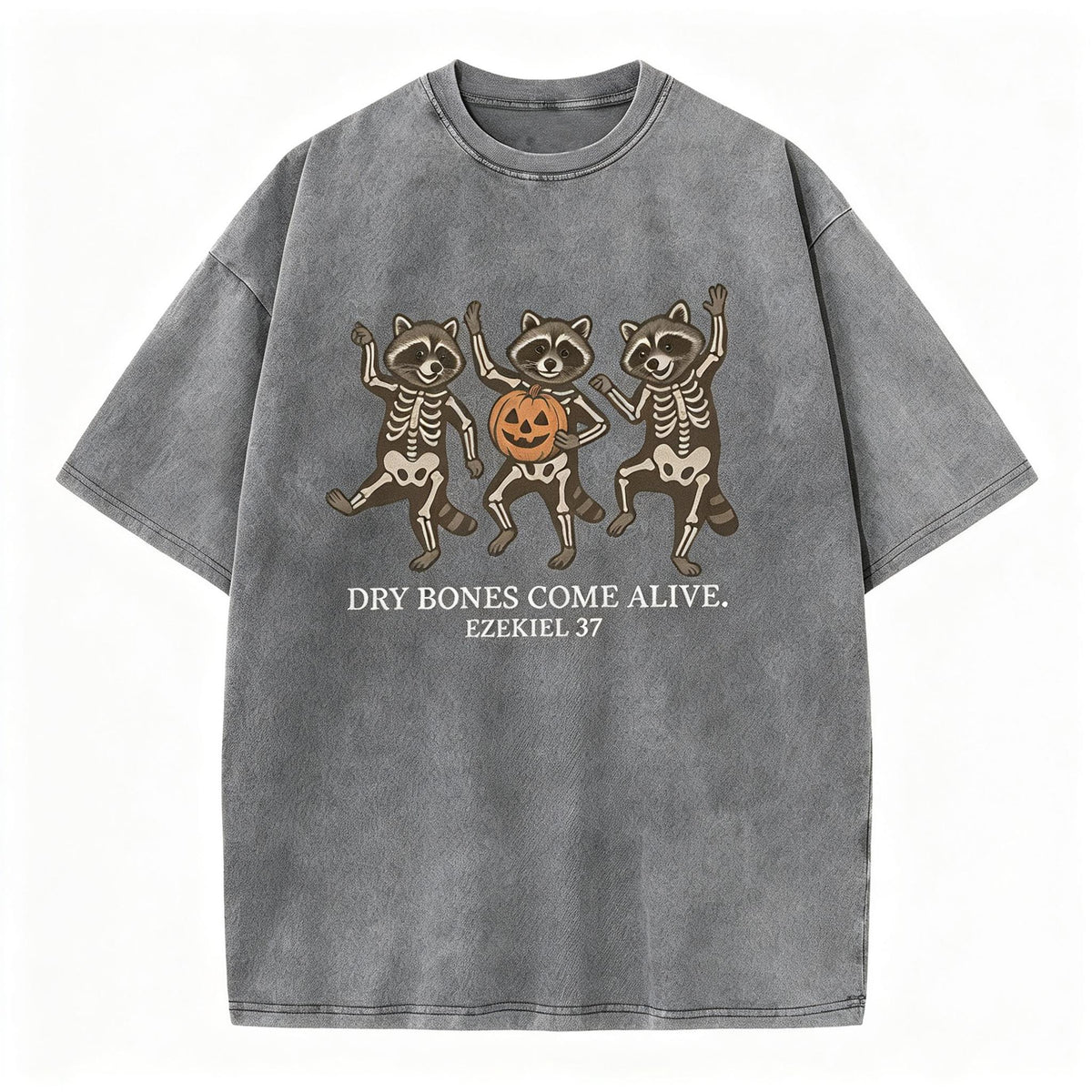 Dry Bones Come Alive Christian Washed T-Shirt
