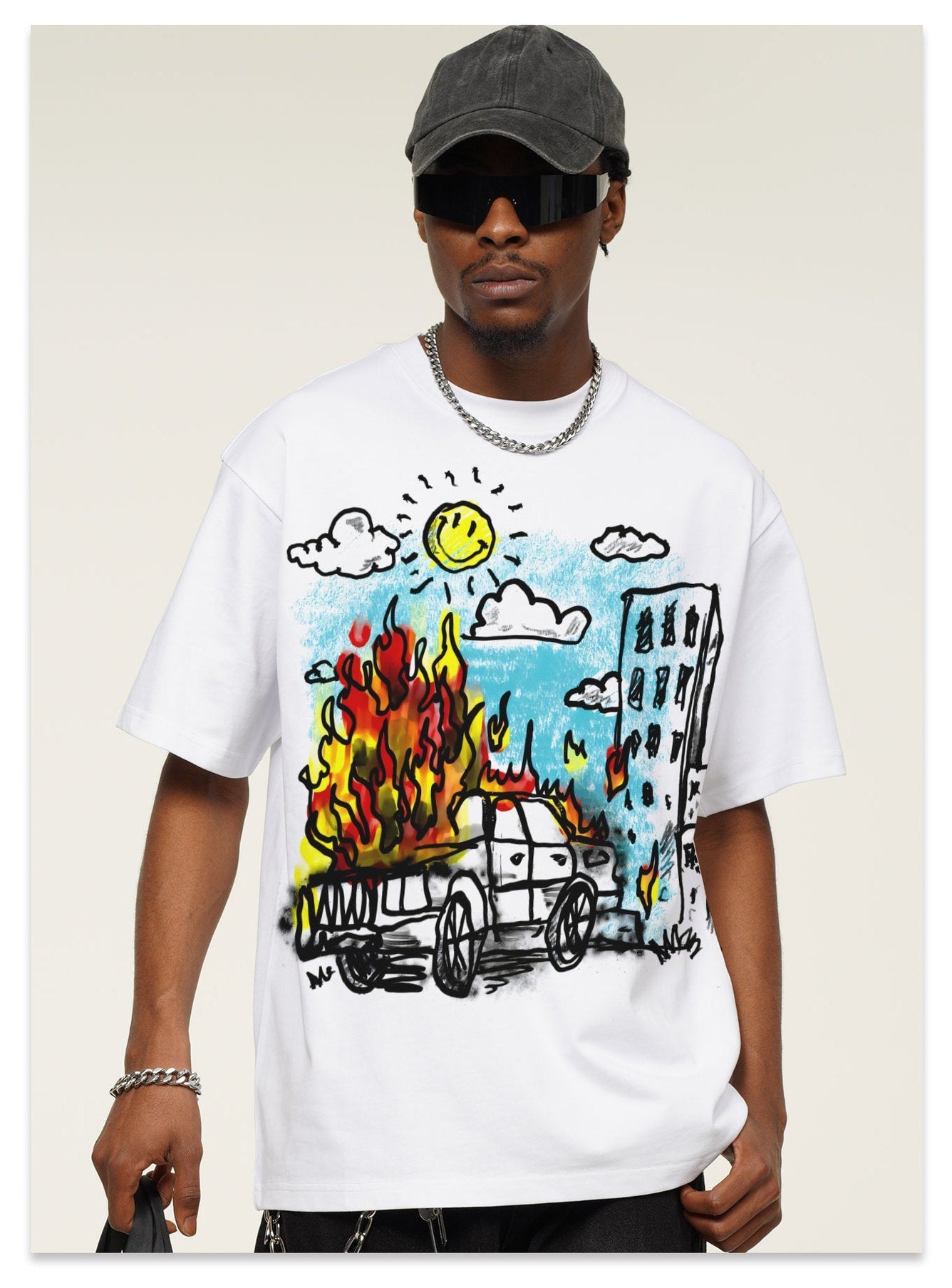 Graffiti Graphic Streetwear T-Shirt