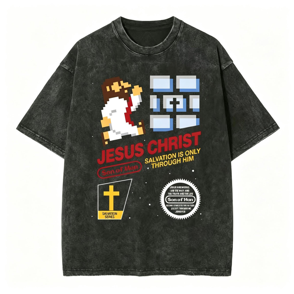 Jesus Christ Christian Washed T-Shirt