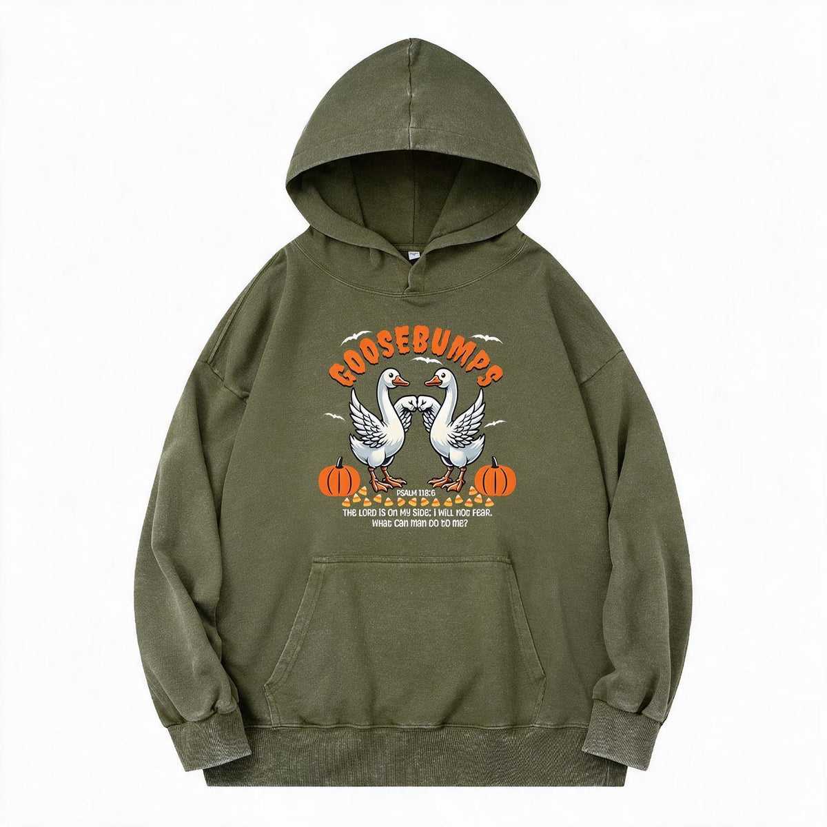 Goosebumps Christian Washed Hoodie