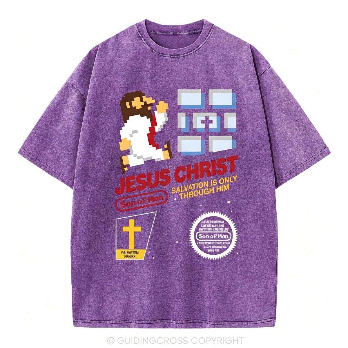 Jesus Christ Christian Washed T-Shirt