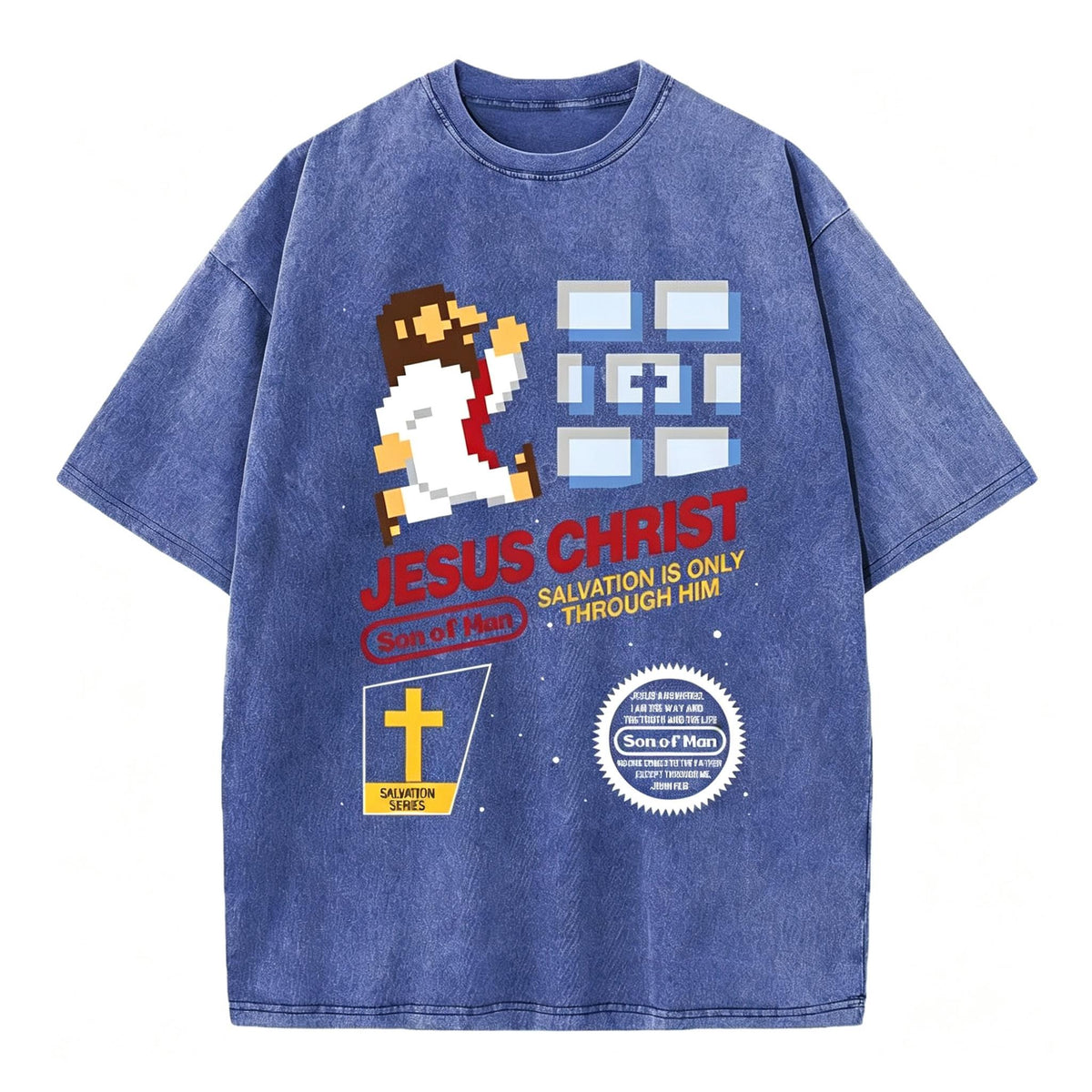 Jesus Christ Christian Washed T-Shirt