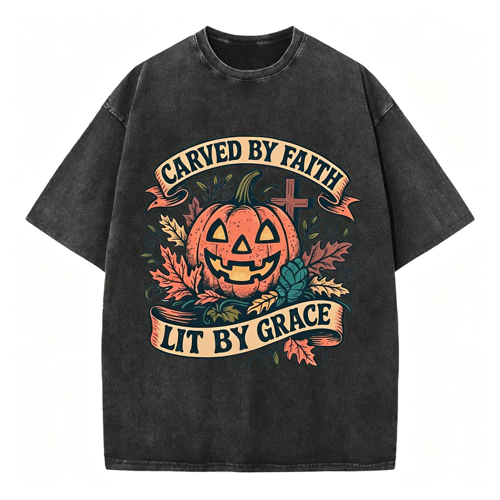 Death Could Not Hold Him Christian Washed T-Shirt