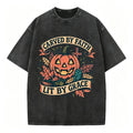 Death Could Not Hold Him Christian Washed T-Shirt