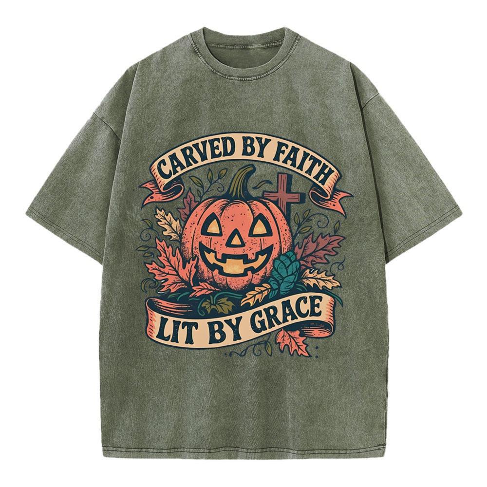 Death Could Not Hold Him Christian Washed T-Shirt