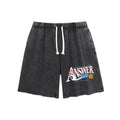 Jesus Is The Answer Christian Washed Shorts