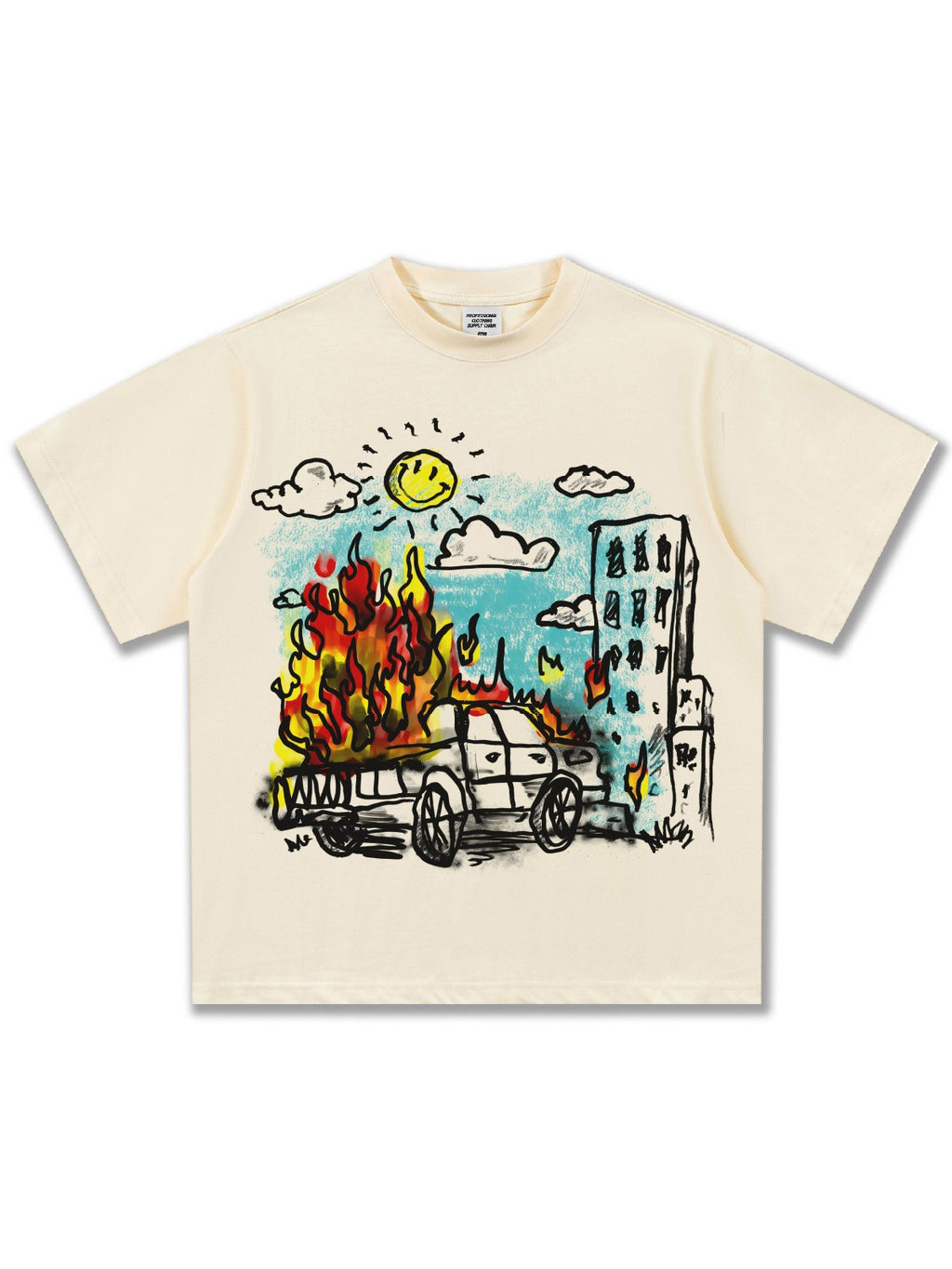Graffiti Graphic Streetwear T-Shirt