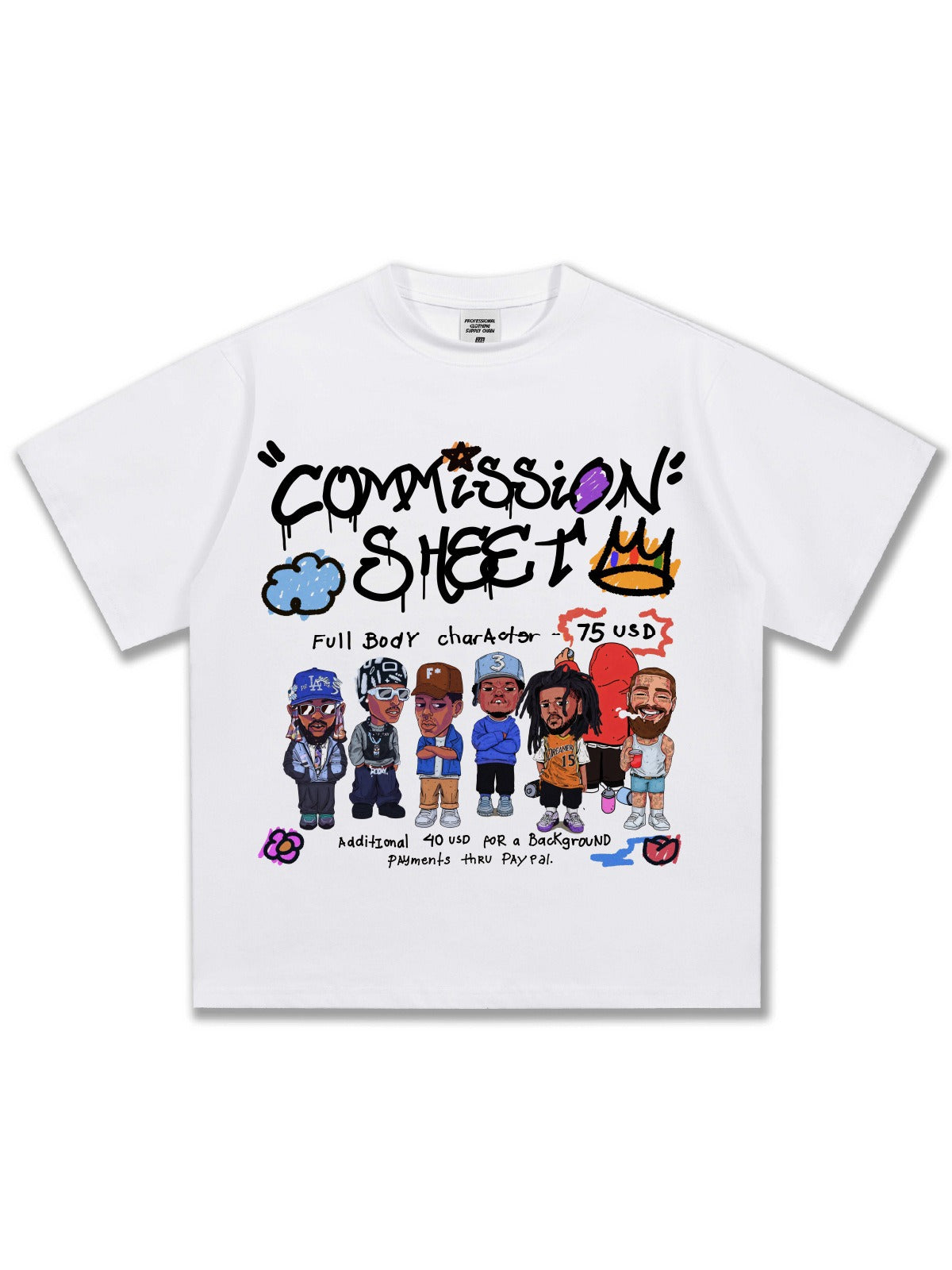 Commission Sheet T-Shirt