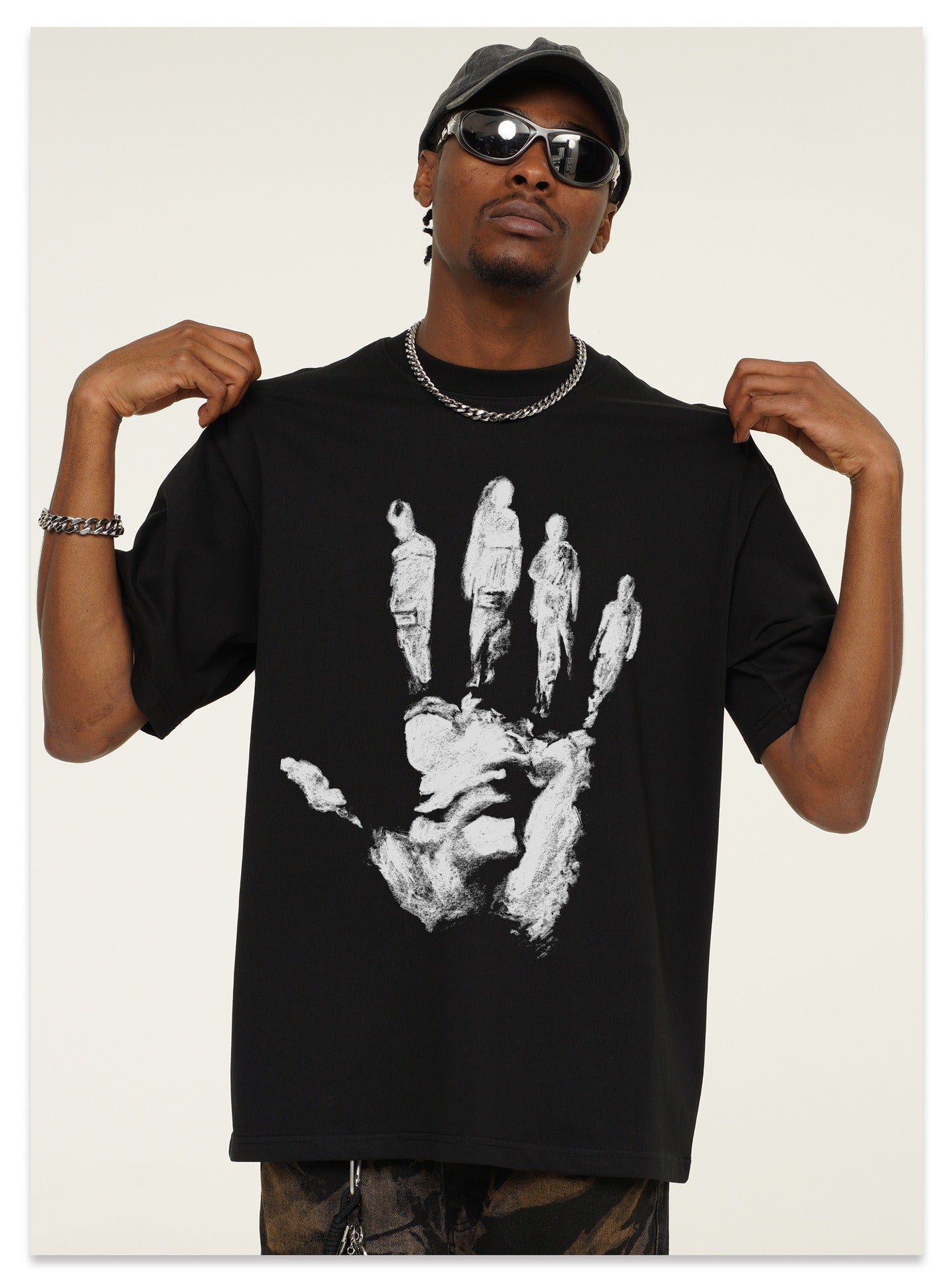 Saint Inspired Stigmata Palm T-Shirt