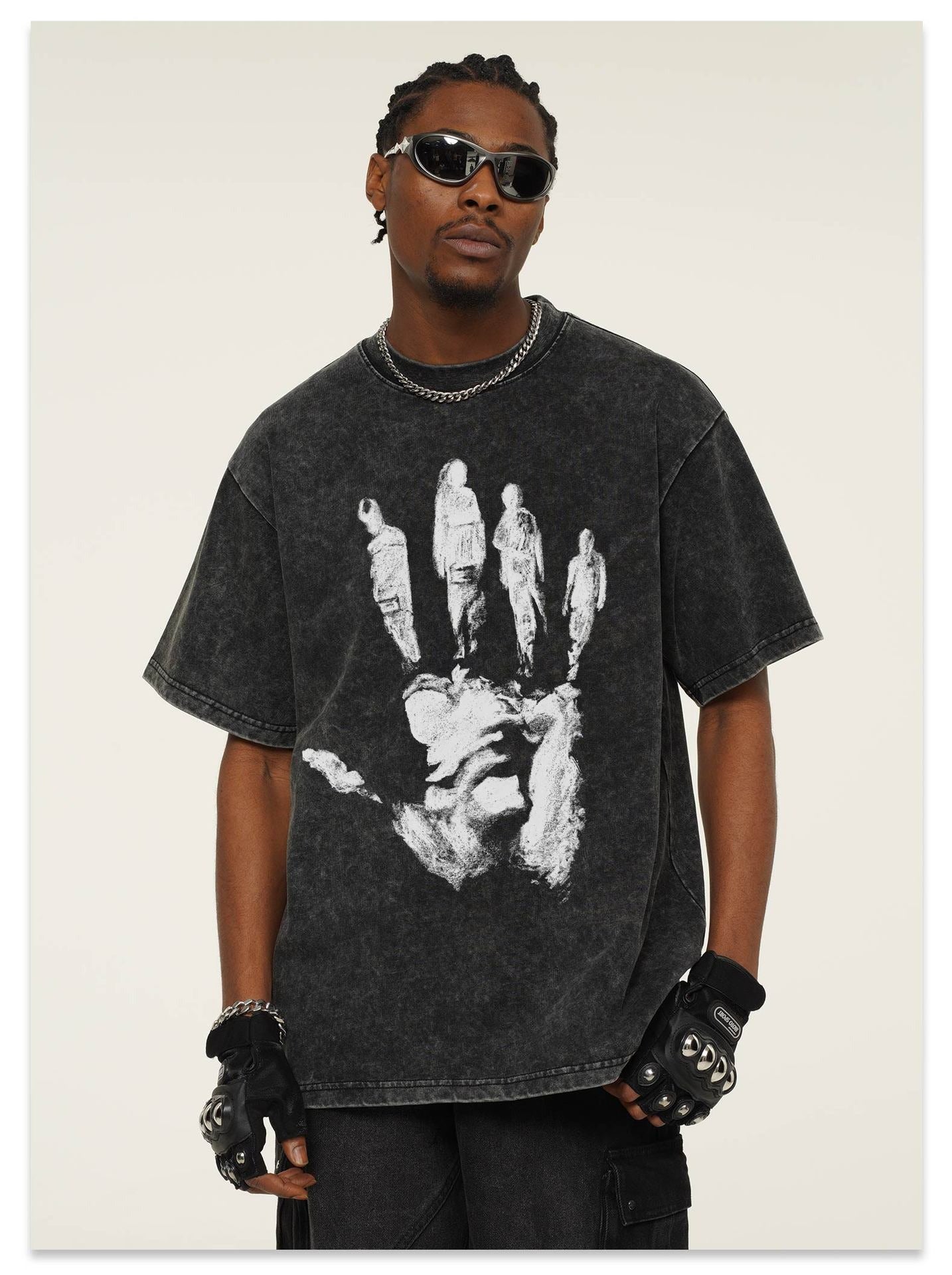 Saint Inspired Stigmata Palm T-Shirt