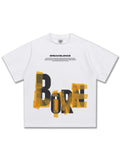 Tape Overlay "BORN" T-Shirt