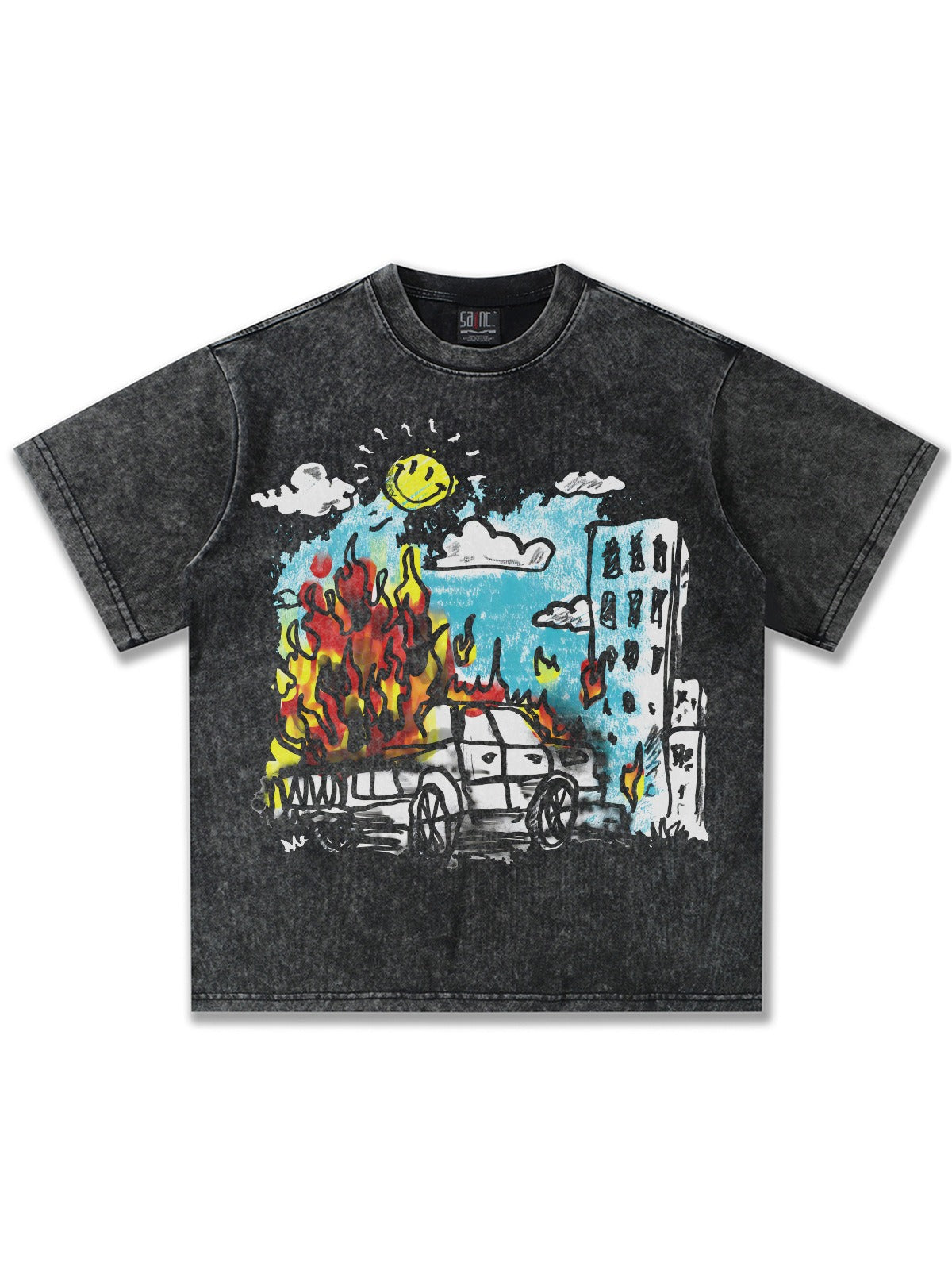 Graffiti Graphic Streetwear T-Shirt