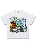 Graffiti Graphic Streetwear T-Shirt
