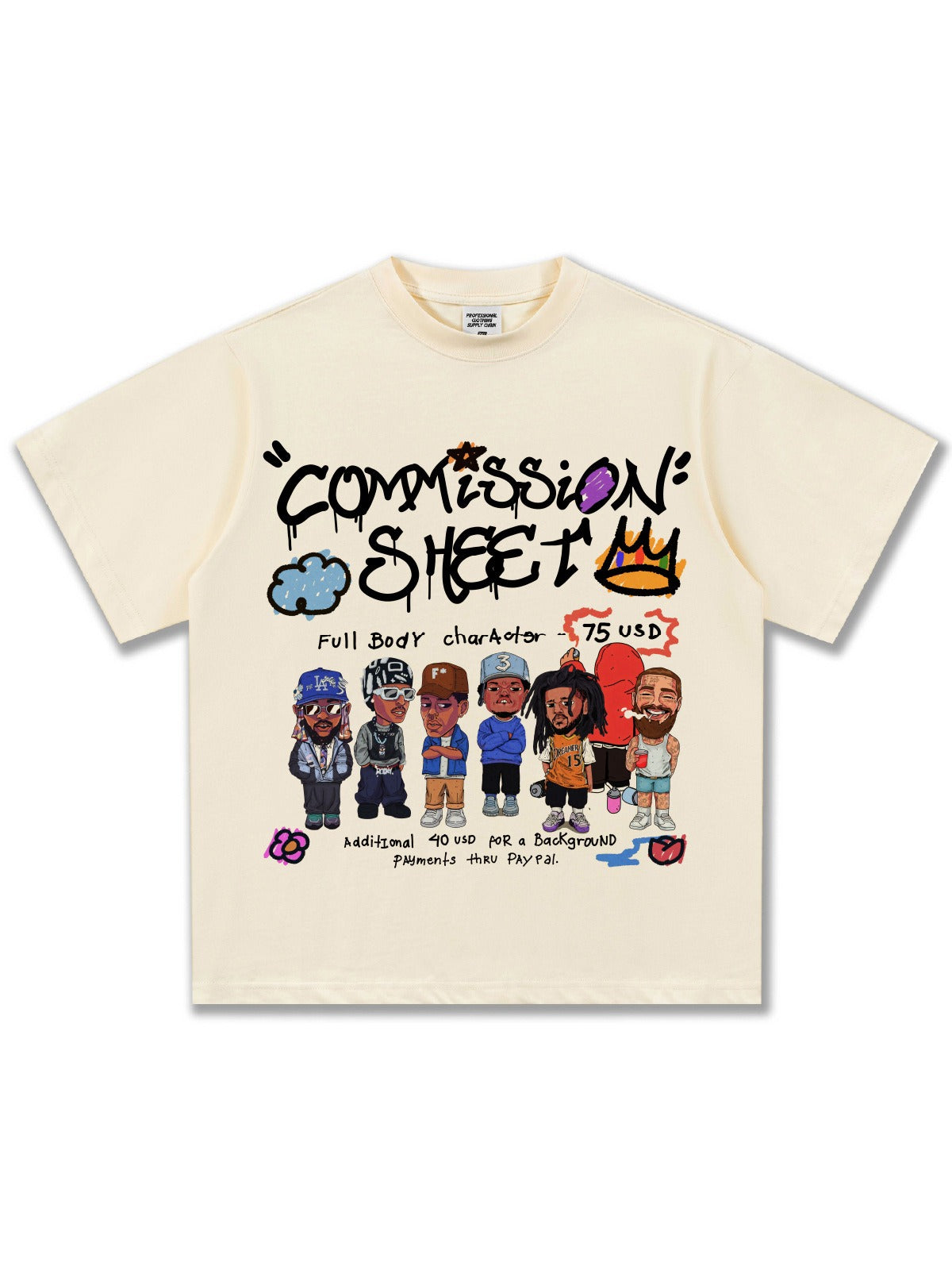 Commission Sheet T-Shirt