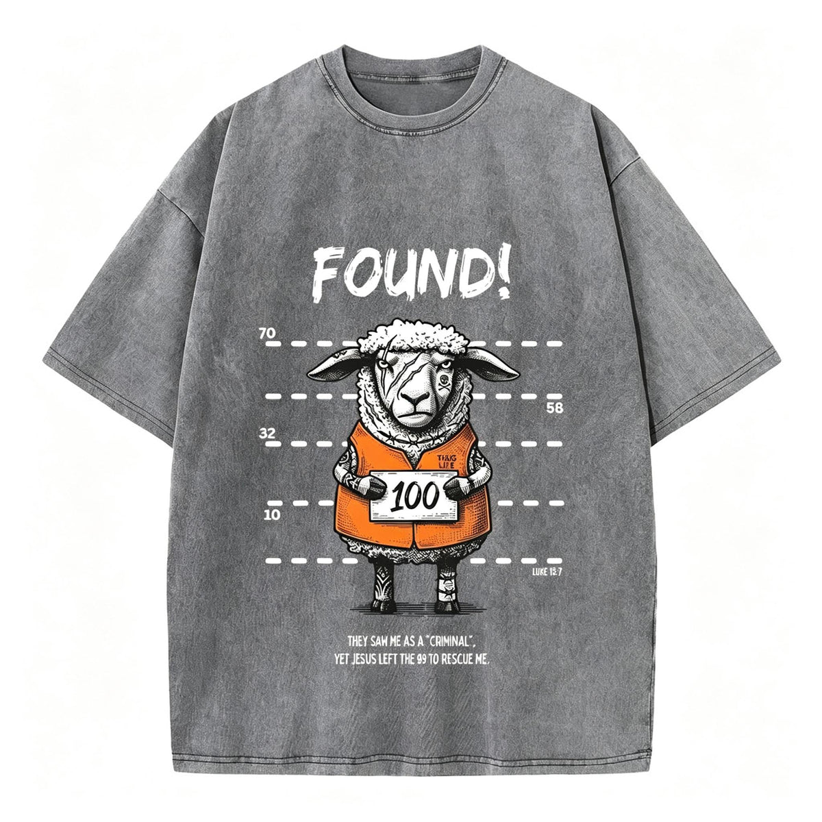 Found Sheep Christian Washed T-Shirt