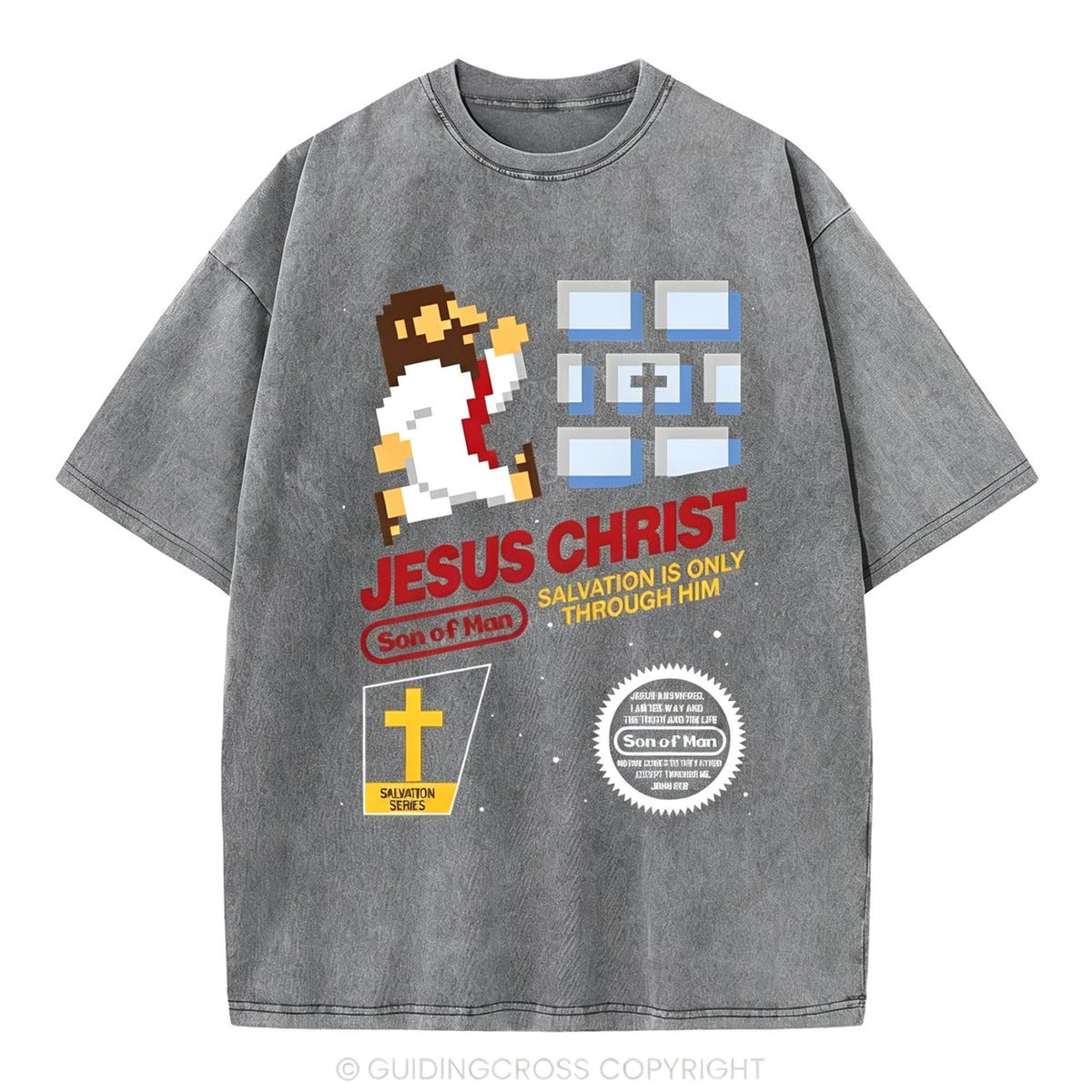 Jesus Christ Christian Washed T-Shirt