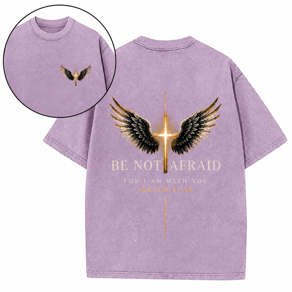 Be Not Afraid Christian Washed T-Shirt