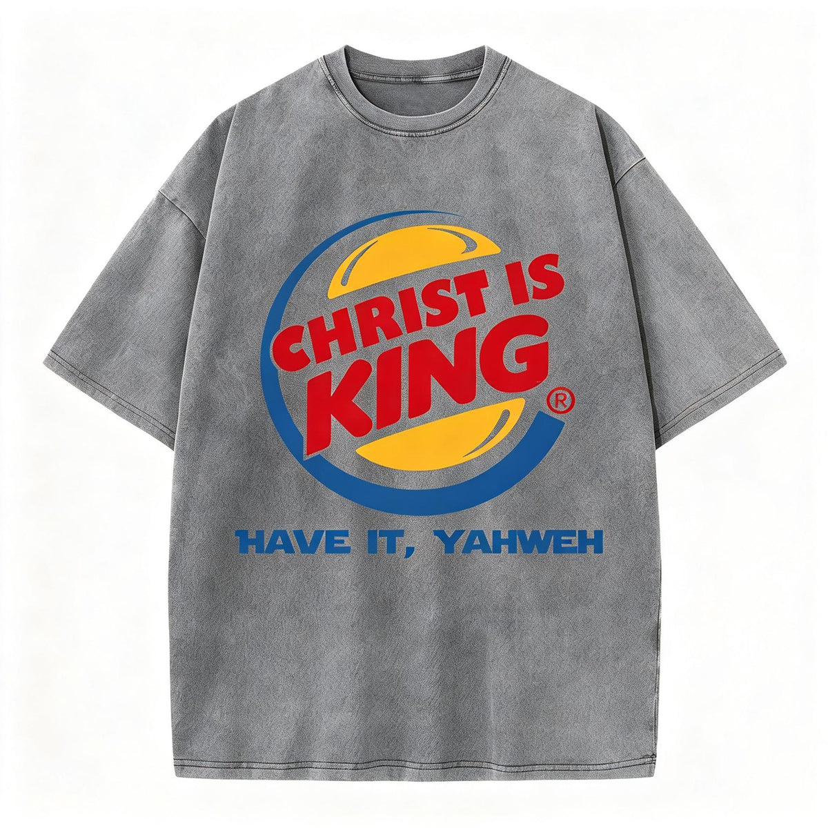 Christ Is King Christian Washed T-Shirt