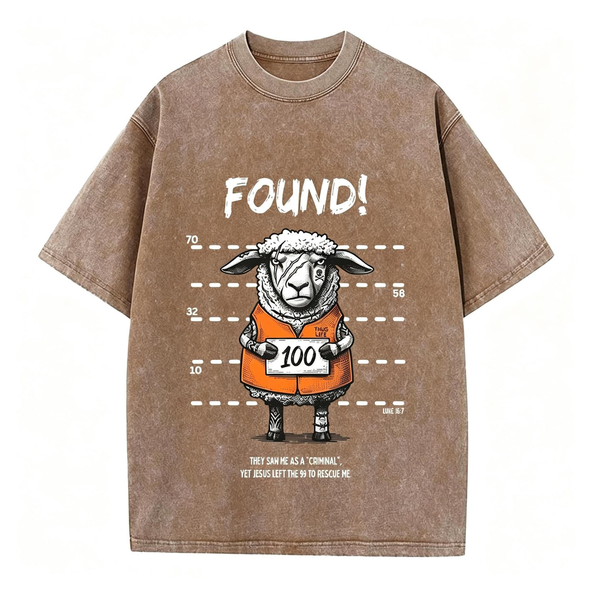 Found Sheep Christian Washed T-Shirt