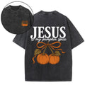 Jesus Is My Pumpkin Spice Christian Washed T-Shirt