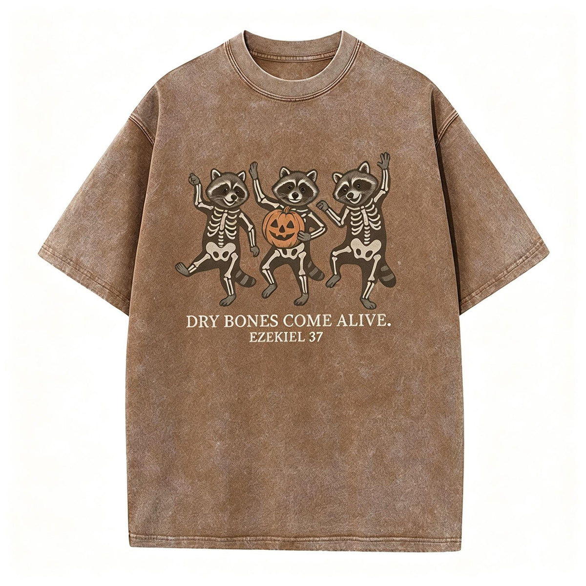 Dry Bones Come Alive Christian Washed T-Shirt
