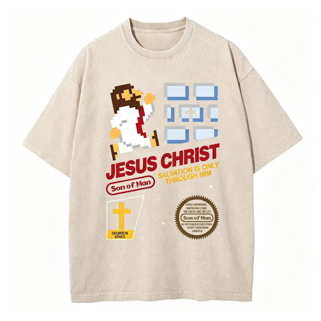 Jesus Christ Christian Washed T-Shirt