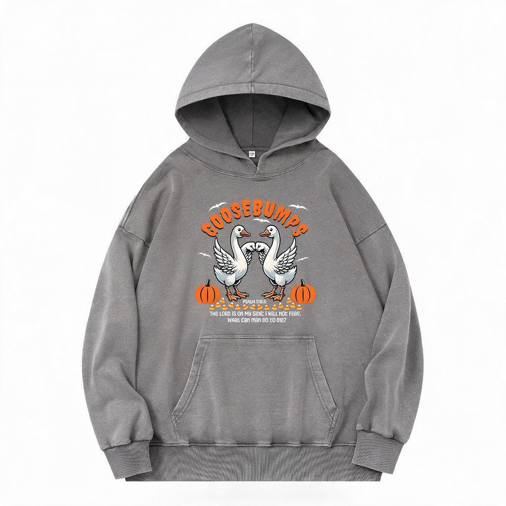 Goosebumps Christian Washed Hoodie