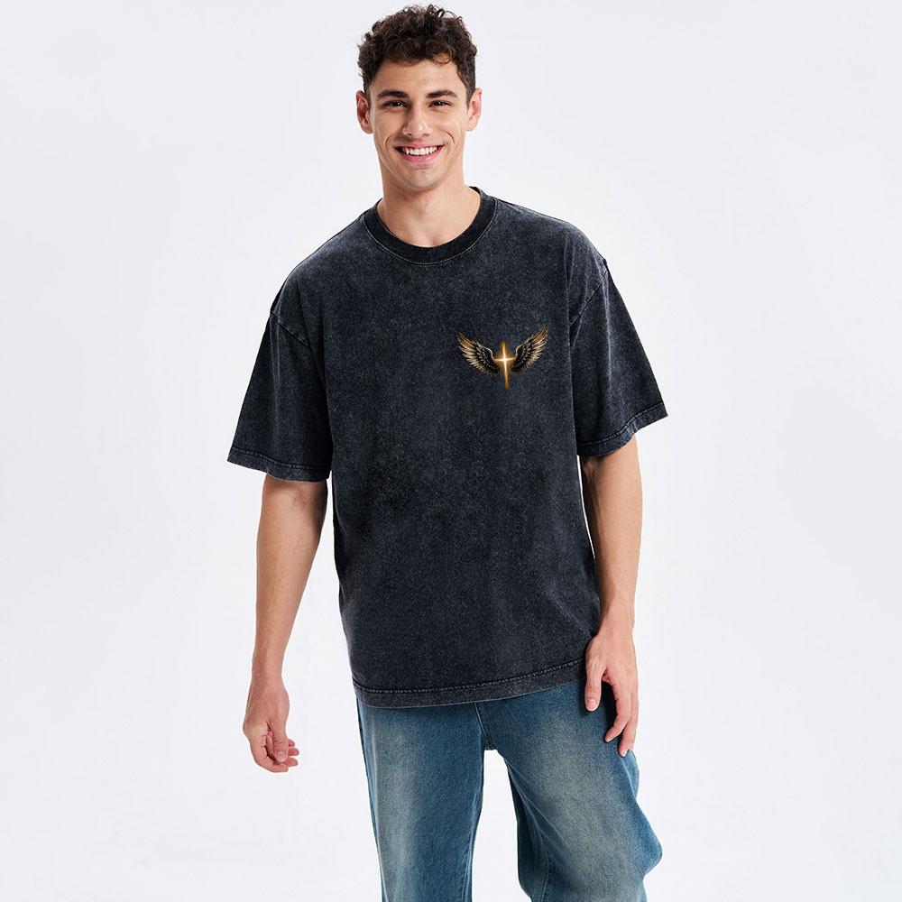 Be Not Afraid Christian Washed T-Shirt