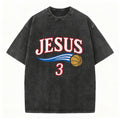 Jesus 3 Christian Washed T-Shirt